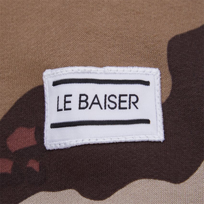 Le Baiser Sweatshirts KOENING BROWN CAMO